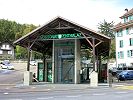 Standseilbahn Cossonay - funiculaire Cossonay - die neue Talstation seit 2021