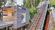 Standseilbahn Funiculaire Territet Glion - Mittelstation Collonge-Funi