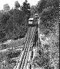 Funiculaire Territet Glion Wagen bei der Ausweiche