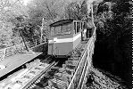 Standseilbahn Funiculaire Territet Mont Fleuri - Wagen 1982 - 1992 - links der andere Wagen als reines Gegengewicht
