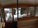 Blick aus dem neuen Wagen auf die Strecke (Dezember 2012)