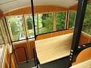 Wunderschön renovierter Wagen der Standseilbahn Les Avants Sonloup