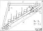 Standseilbahn Roche Steinbruch - Funiculaire Roche carrière - Der Wagen für 20 Personen mit der ebenen Materialplattform auf dem Dach