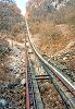 Standseilbahn Roche Steinbruch - Funiculaire Roche carrière - Trassee der Standseilbahn - ein seltenes Fotos aus der Betriebszeit - Foto Archiv standseilbahnen.ch