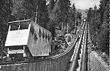 Standseilbahn Emosson Funiculaire - der Wagen von 1935