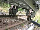 Der alte Wagen in der Bergstation La Péroua