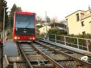 Standseilbahn Biel Leubringen Funiculaire Bienne Evilard - Zwischenstation Beaumont - Foto Markus Seitz Archiv standseilbahnen.ch