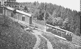 Gurtenbahn Wabern Bern sehr frühes Foto der Bergstation Gurten der Standseilbahn Gurtenbahn Wabern Bern sehr frühes Foto der Bergstation Gurten der Standseilbahn