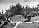 Wagen Wasserballastbahn Beatenberg 1889 Wagen mit dem Einfüllrohr für das Wasser Wagen Wasserballastbahn Beatenberg 1889 Wagen mit dem Einfüllrohr für das Wasser