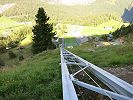 Trassee der Standseilbahn - Nordic Arena Kandersteg - standseilbahnen.ch