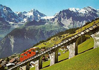 Standseilbahn Mürren Allmendhubel