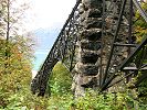 Viadukt der Standseilbahn Giessbach - dieser Viadukt stammt aus dem Eröffnungsjahr 1879 der Giessbachbahn
