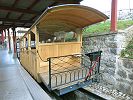 Der neu aufgebaute Wagen 1 im Jahr 2009 Stanserhornbahn Stans - Chälti - Standseilbahn Stanserhorn
