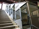 Standseilbahn Engelberg Gerschnialp Wagen in der Talstation