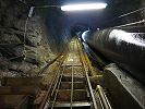Schrägaufzug Kraftwerk Sahli Wasserschloss Hengst Bergfahrt