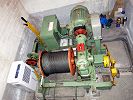 Artilleriefestung Isleten Schrägaufzug Batterie Süd - Antrieb und Winde
