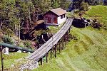 Bergstation Unter Axeli der Standseilbahn Kraftwerk Amsteg Unter Axeli - Foto Archiv standseilbahnen.ch
