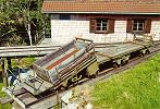 Abstellgleis Bergstation Unter Axeli - Standseilbahn Kraftwerk Amsteg Unter Axeli - Foto Archiv standseilbahnen.ch