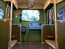 Standseilbahn Funicolare Locarno Madonna del Sasso Orselina - diese Wagen fahren seit 1958 - im Jahr 2022 wurde das Design leicht angepasst