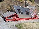 Wagen der Standseilbahn des Kraftwerks Verbano