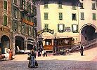 Piazza della Funicolare offene Talstation - Standseilbahn Funicolare Lugano Stazione FFS Bahnhof SBB - 1. Wagengeneration 1886 - 1929