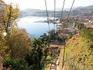Standseilbahn Funicolare Lugano Suvigliana - Aussicht auf Lugano