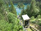 Flims Caumasee Standseilbahn Caumalift Foto 2025 nach der Modernisierung 2024 2025 Foto Markus Seitz Archiv standseilbahnen.ch