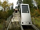 Kabine der Standseilbahn Caumasee Foto Archiv standseilbahnen.ch