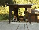 Talstation der Windenbahn beim Kraftwerk Russein - Foto Archiv standseilbahnen.ch