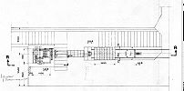 Festung Artilleriewerk Tschingel Schrägaufzug - Plan Bergstation und Antrieb