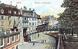 Polybahn Standseilbahn in Zürich - Brücke bei der Talstation Polybahn Standseilbahn in Zürich - Brücke bei der Talstation
