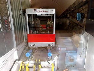 Standseilbahn Mühlegg in St. Gallen - Wagen 2004 - 2018