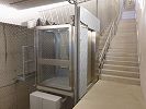 Teufen Sammelbüel Schräglift Standseilbahn - Kabine in der Talstation - Foto Markus Seitz