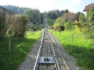 Funiculaire Les Avants Sonloup - Modernisierung der Standseilbahn im Herbst 2023
