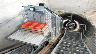 Standseilbahn Kraftwerk Oberrickenbach - Bannalpsee EWN Foto Markus Seitz Archiv standseilbahnen.ch Standseilbahn Kraftwerk Oberrickenbach - Bannalpsee EWN Foto Markus Seitz Archiv standseilbahnen.ch