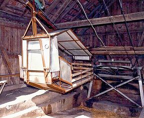 Seilbahn Emmetten Eggeli vor dem Umbau im Jahr 1992 - Foto Archiv standseilbahnen.ch