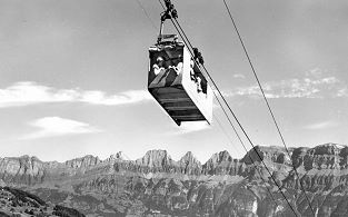 Seilbahn Flumserberg Portels - Sässliwies 1949-1972